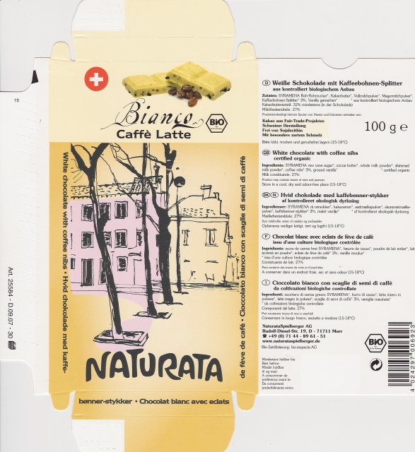 Naturata 0 Bianco Caffe Latte