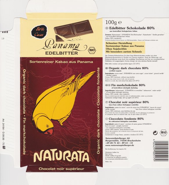 Naturata 2 Panama Edelbitter