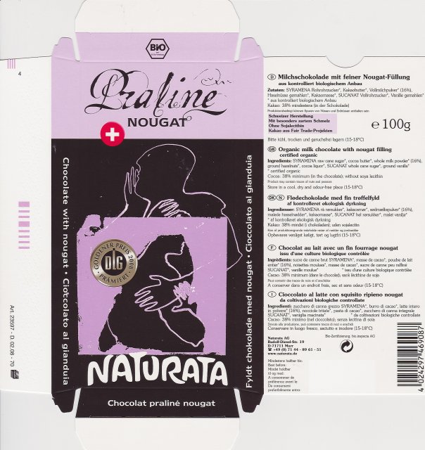 Naturata 3 Praline Nougat