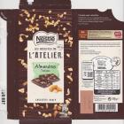 Nestle L'Atelier 1 Almendras tostadas chocolate negro