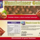 Nussbeisser duze Gold czekolada mleczna z calymi orzechami laskowymi 124kcal