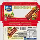 Nussbeisser male Alpen Gold rog czekolada mleczna z calymi orzechami laskowymi 94kcal