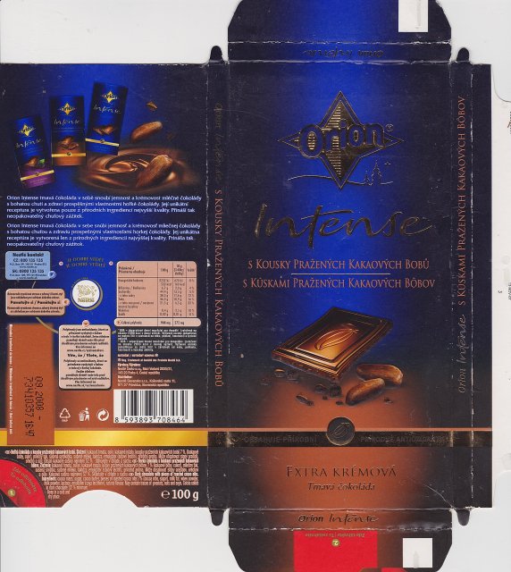 Orion 2 Intense s kousky prazenych kakaovych bobu_cr