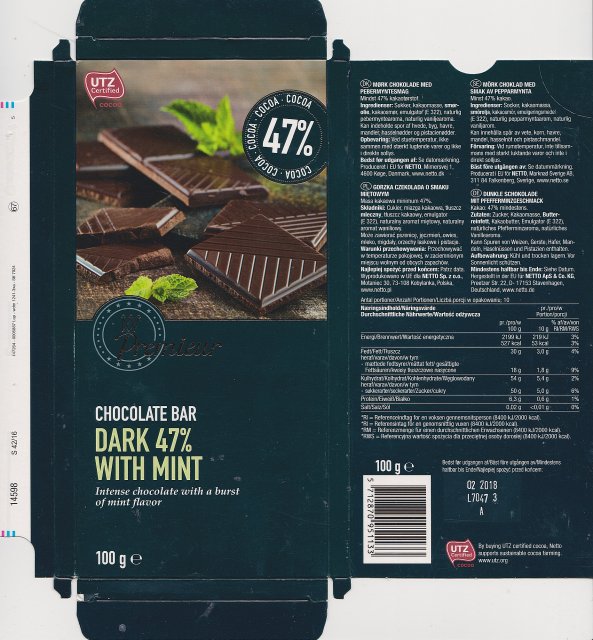 Premieur dark 47 with mint