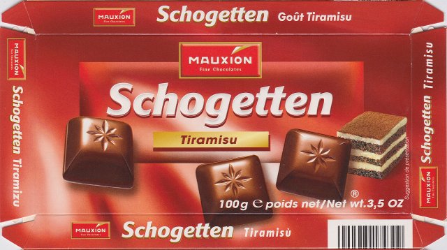 Schogetten Mauxion male 3 Tiramisu