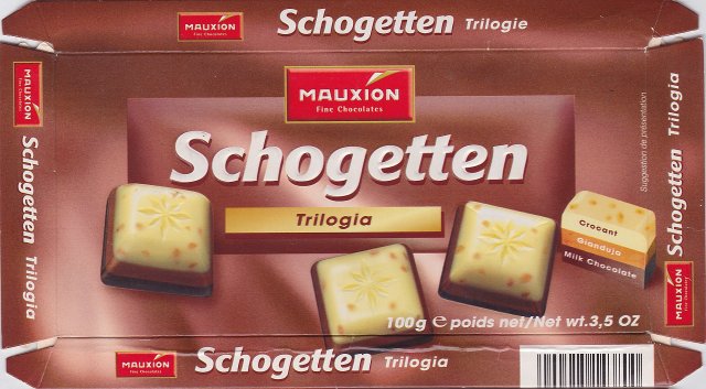 Schogetten Mauxion male 3 Trilogia