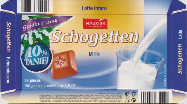 Schogetten Mauxion male 4 Milk Slodkiej zimy
