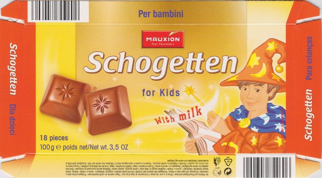 Schogetten Mauxion male 4 for Kids