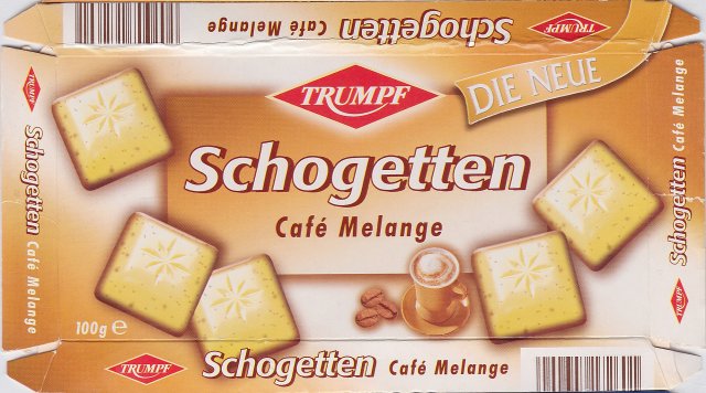Schogetten Trumpf male 10 Cafe Melange Die Neue
