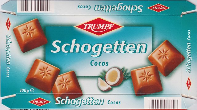 Schogetten Trumpf male 10 Cocos