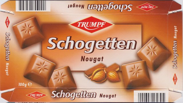 Schogetten Trumpf male 10 Nougat