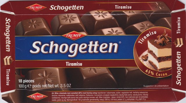 Schogetten Trumpf male 18 Tiramisu