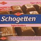 Schogetten Trumpf male 22 Yoghurt-Strawberry Selected ingredients With natural flavours