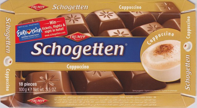 Schogetten Trumpf male 25 Cappuccino Eurovision