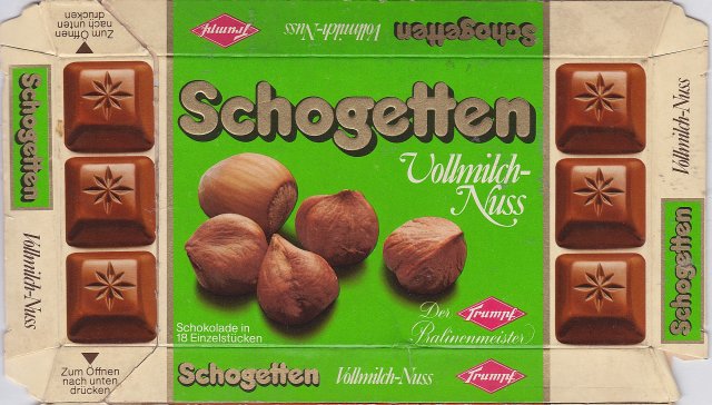Schogetten Trumpf male 3 Vollmilch-Nuss