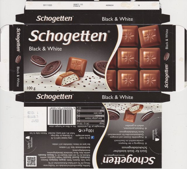 Schogetten Trumpf male 31 Black & White