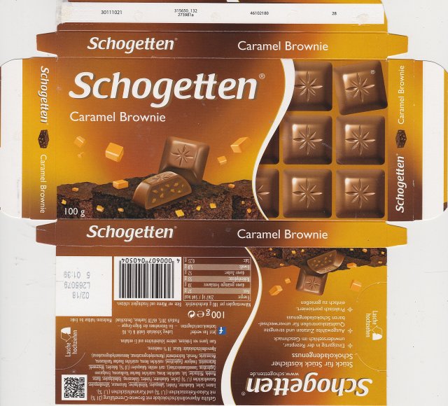 Schogetten Trumpf male 31 Caramel Brownie