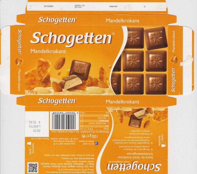 Schogetten Trumpf male 31 Mandelkrokant