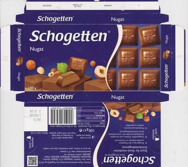 Schogetten Trumpf male 31 Nugat