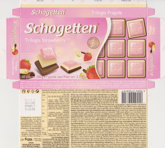 Schogetten Trumpf male 36 Trilogia Strawberry Finest Quality 3