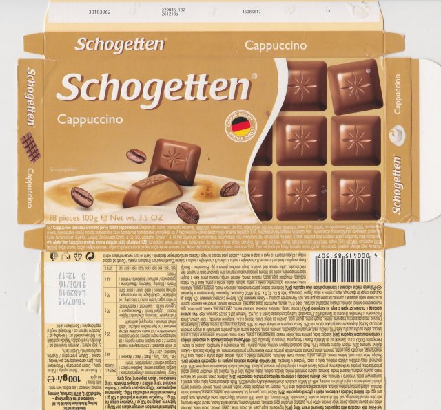 Schogetten Trumpf male 37 Cappuccino German Quality 1