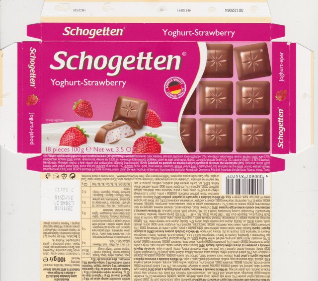 Schogetten Trumpf male 37 Yoghurt-Strawberry German Quality 1