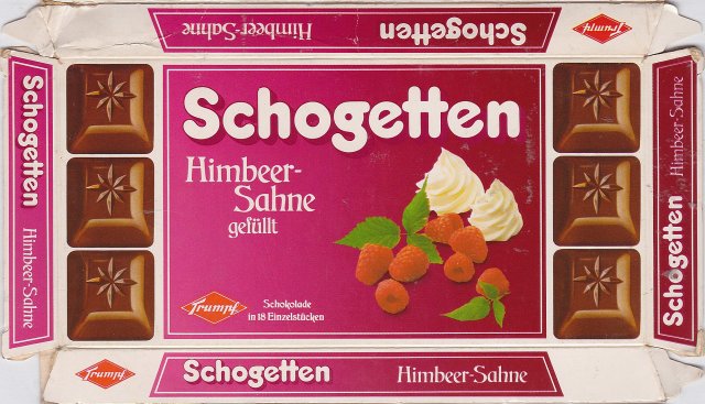 Schogetten Trumpf male 4 Himbeer-Sahne