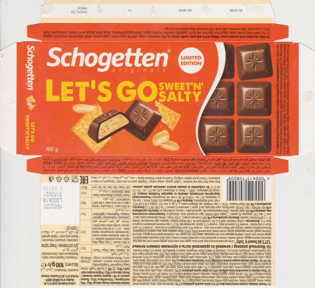 Schogetten Trumpf male 48 lets go sweetn salty limited edition