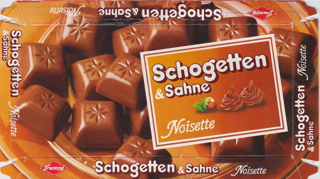 Schogetten Trumpf male 7 & Sahne Noisette