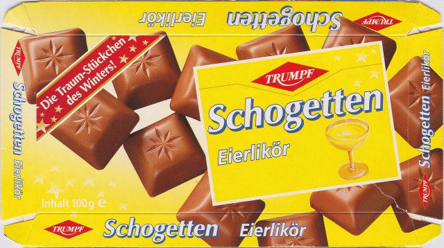 Schogetten Trumpf male 8 Eierlikor Die Traum-Stuckchen des Winters