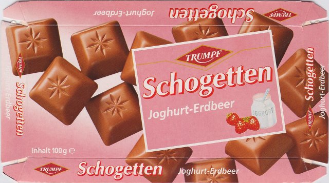 Schogetten Trumpf male 8 Joghurt-Erdbeer