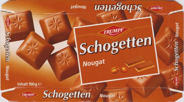 Schogetten Trumpf male 8 Nougat