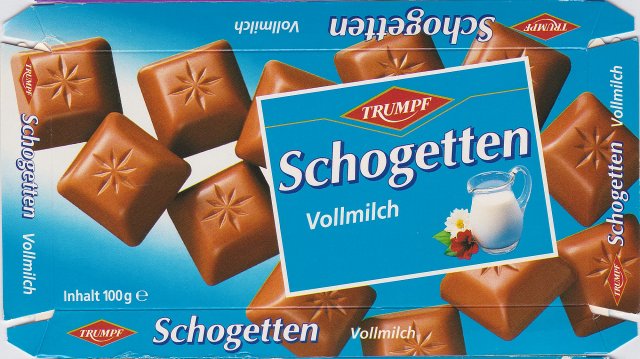 Schogetten Trumpf male 8 Vollmilch