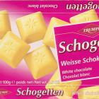 Schogetten Trumpf male 8 Weisse Schokolade White chocolate Chocolat blanc