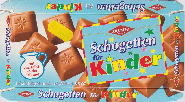 Schogetten Trumpf male 8 fur Kinder