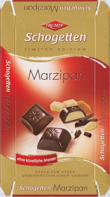 Schogetten Trumpf male 9 Marzipan