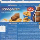 Schogetten Trumpf srednie 10 alpine milk chocolate with peanuts felix
