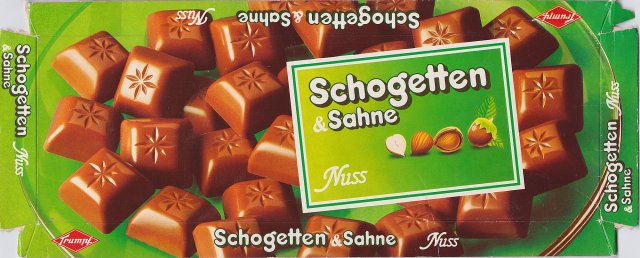 Schogetten Trumpf srednie 2 & Sahne Nuss