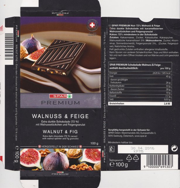 Spar Premium walnuss feige