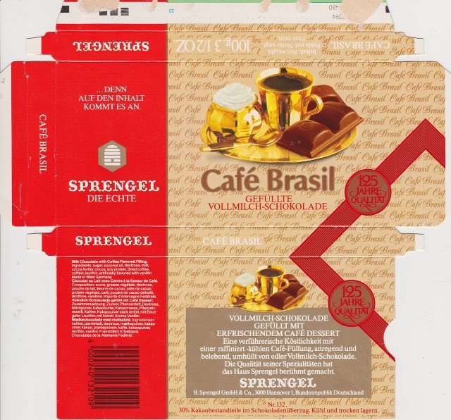 Sprengel 6 Cafe Brasil