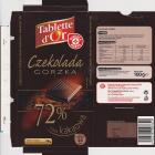 Tablette dOr Wiodaca marka gorzka 72 55kcal