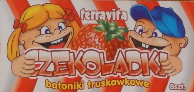Terravita male poziom 3 czekoladki batoniki truskawkowe_cr