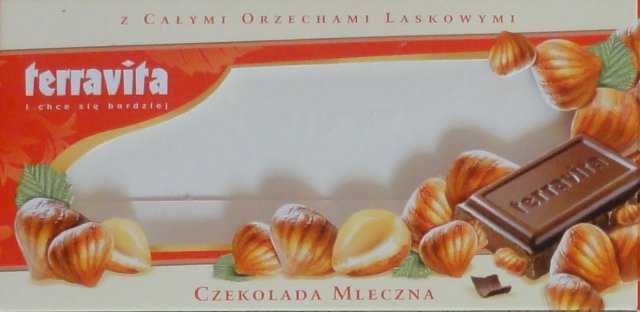 Terravita male poziom 8 czekolada mleczna z calymi orzechami laskowymi_cr