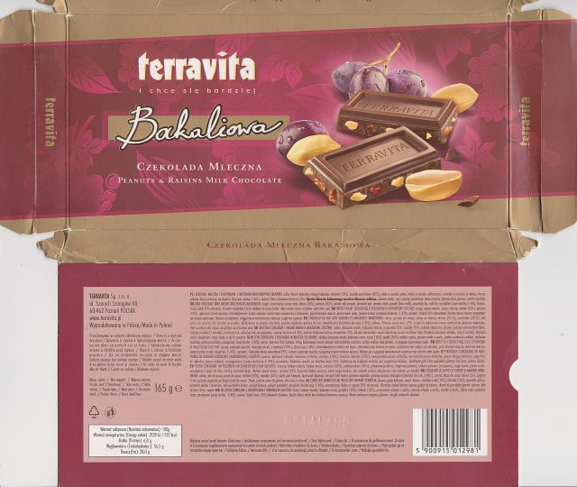 Terravita srednie poziom 0 i chce sie bardziej bakaliowa peanuts