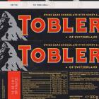 Toblerone dark chocolate with honey and almond nougat 100g