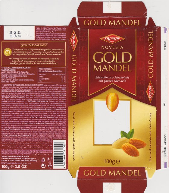 Trumpf novesia Gold Mandel