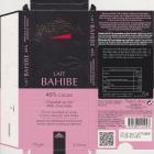 Valrhona 1 lait Bahibe 46 cacao