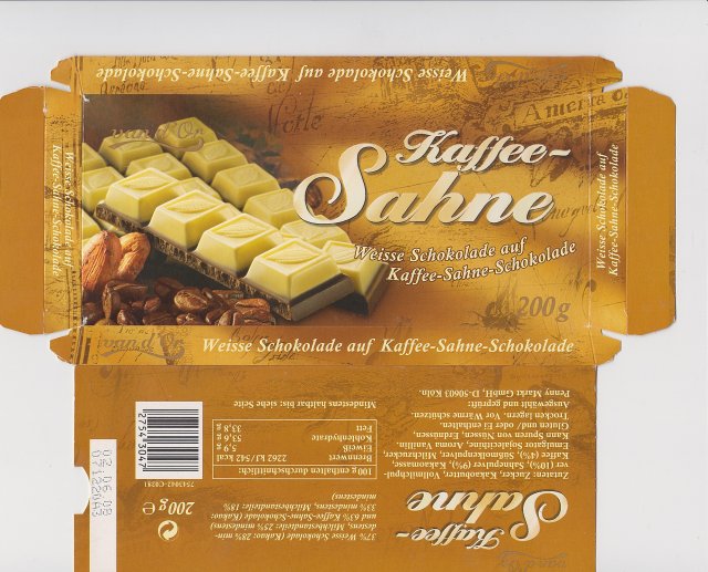 van dOr srednie poziom Kaffee Sahne