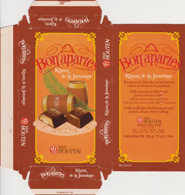 van houten Bonapartes rhum de la Jamaique