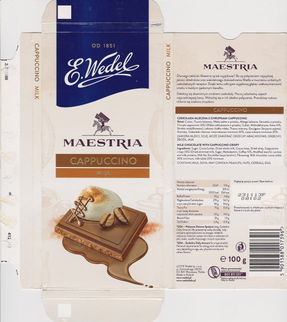 Wedel pion srednie maestria 2 Cappuccino